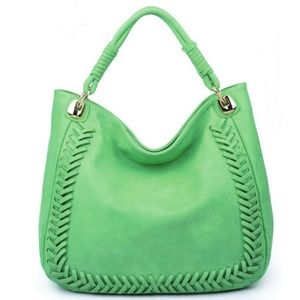 Urban Expressions Handbag Vegan Leather Green Bag